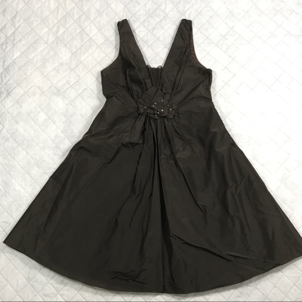 BCBGMaxAzria Chocolate Brown Cocktail Dress